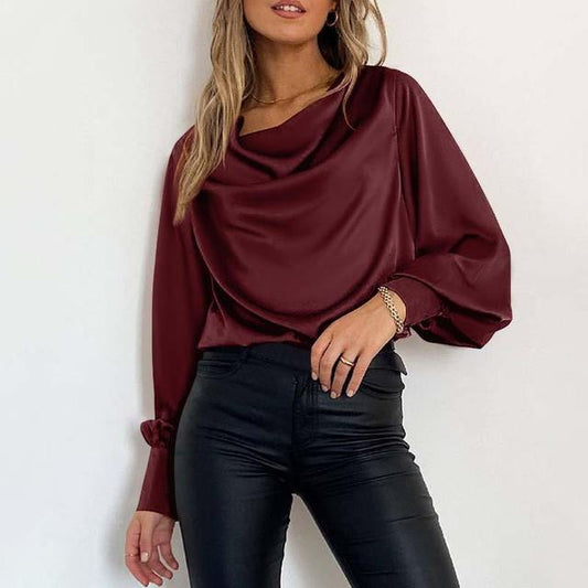 Maru | Elegante Satinbluse