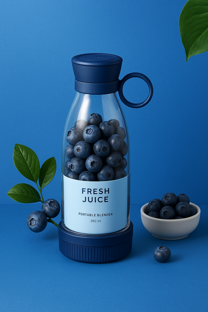 JuicyGo™ – Frische Smoothies im Handumdrehen, überall zubereitet!