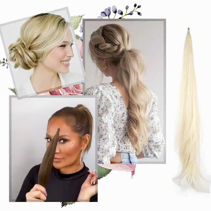 Leah™ Doppelte Stil Pferdeschwanz für Volumen