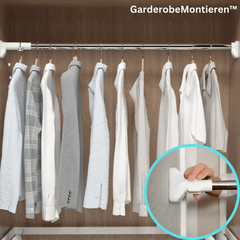 GarderobeMontieren™ Wandmontierter Kleiderbügel