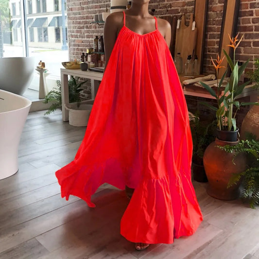 Stylisches Kleid mit Spaghetti-Trägern für moderne Damen