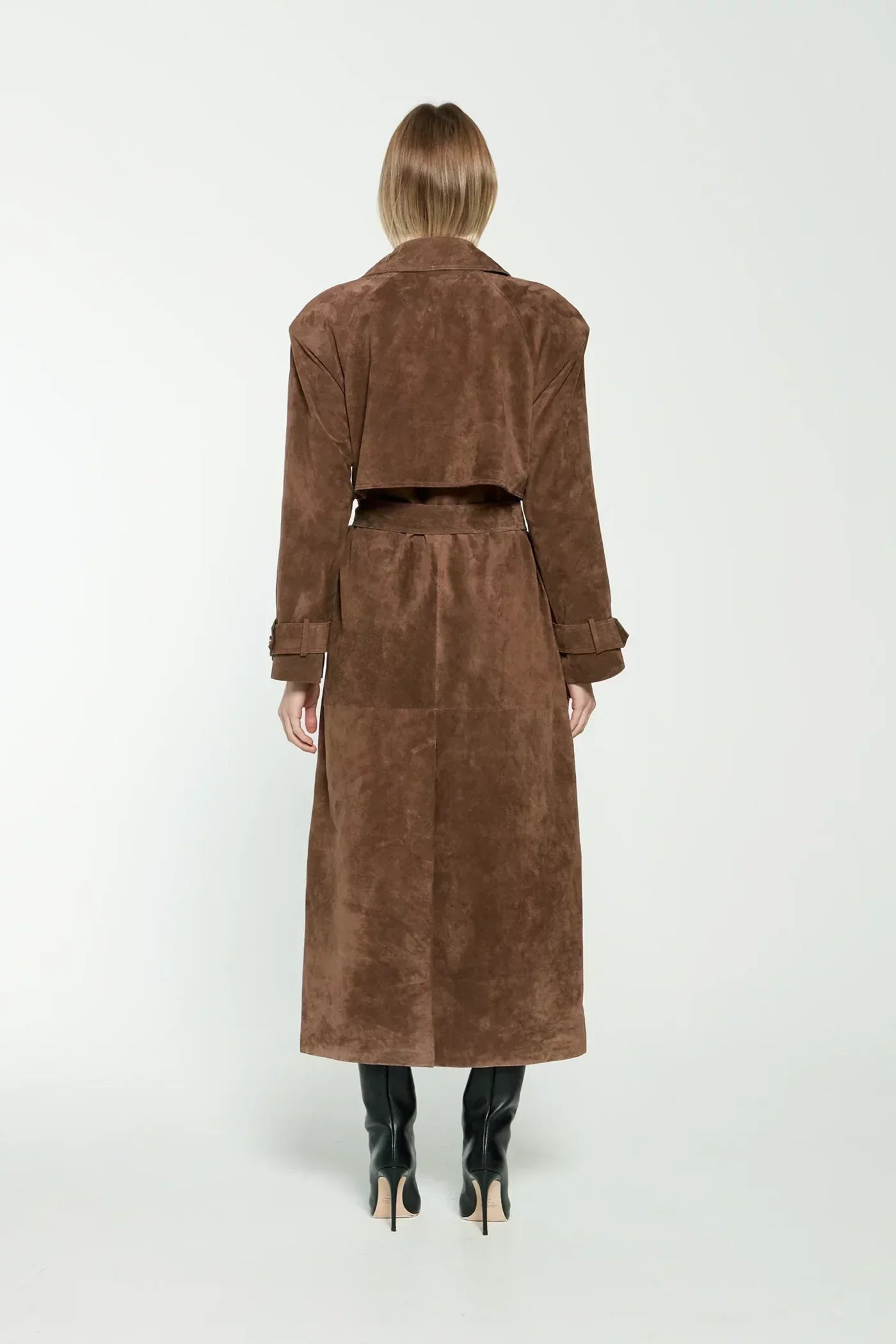 Vienna™ - Wildleder-Trenchcoat