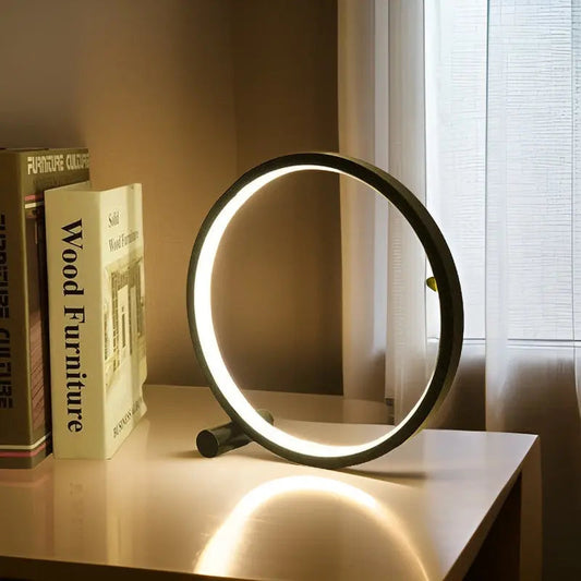 Halo glo lamp | LED minimalistische dimmbare runde Tischlampe