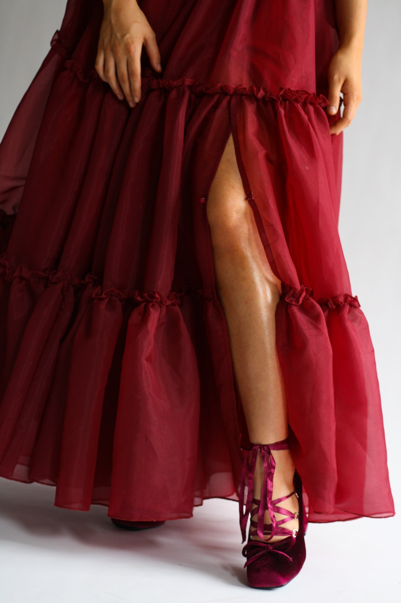 Das Siena-Kleid in scharlachrot