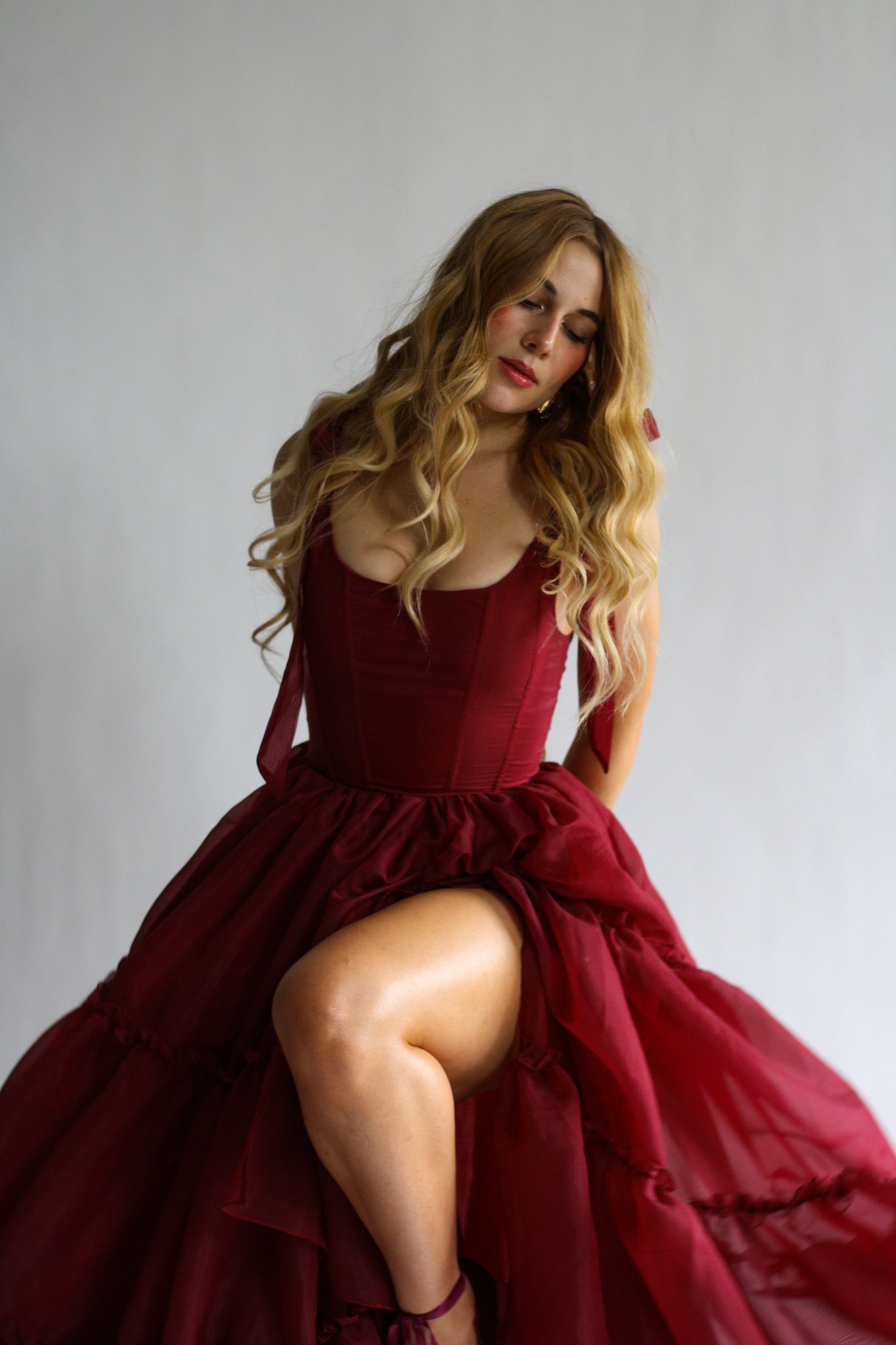 Siena Kleid in leuchtendem Scharlachrot