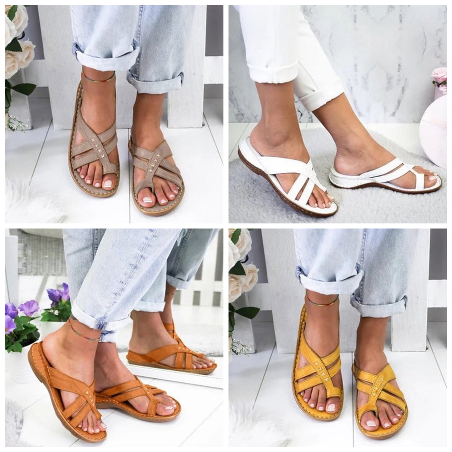 "Elena" Elegante Orthopädische Sandalen