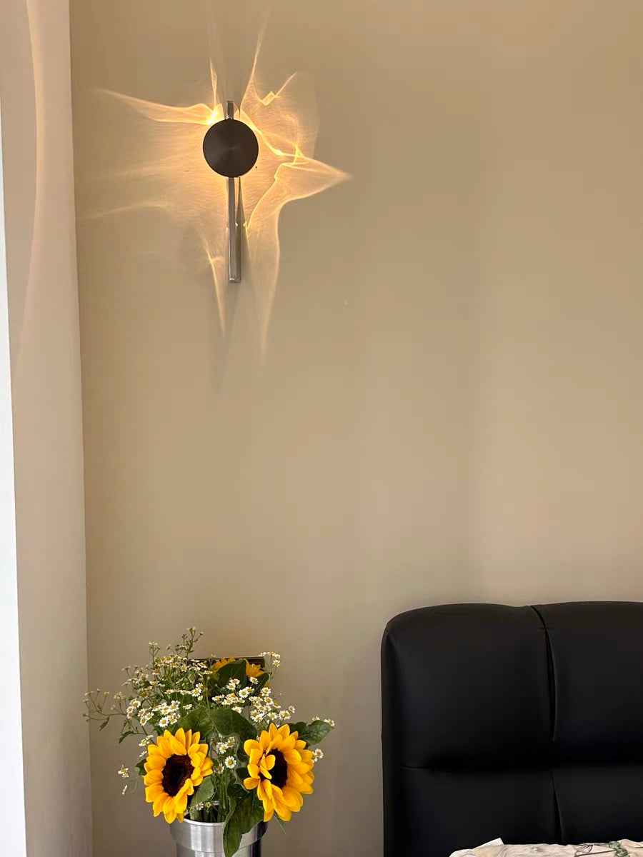 Ripple Rotierende Ambient Wandleuchte für das Schlafzimmer