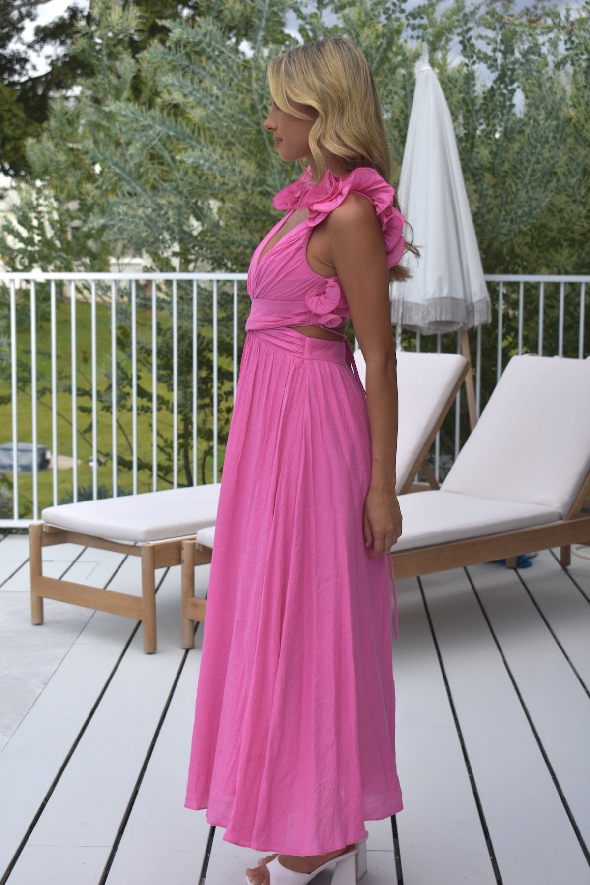 VIRAL ROSA MAXIKLEID - 2+1 GRATIS