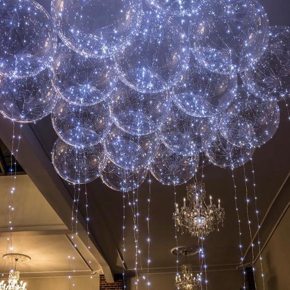 Wiederverwendbare LED-Luftballons zur Beleuchtung Ihrer Partys (X10)