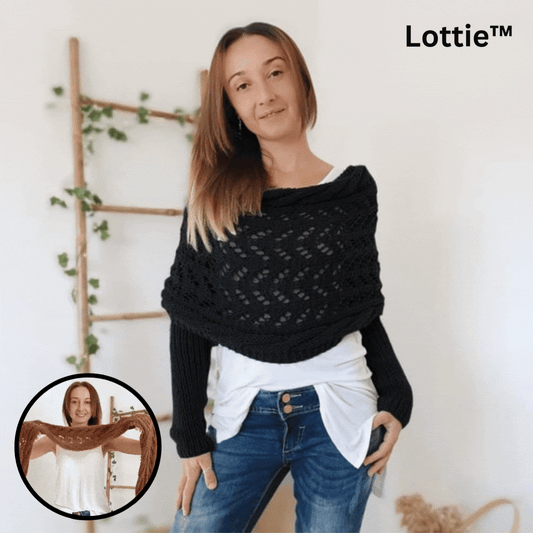 "Lottie™ Eleganter Lagen-Komfortschal" could be rewritten as "Lottie™ Stilvoller Lagen-Komfortschal".