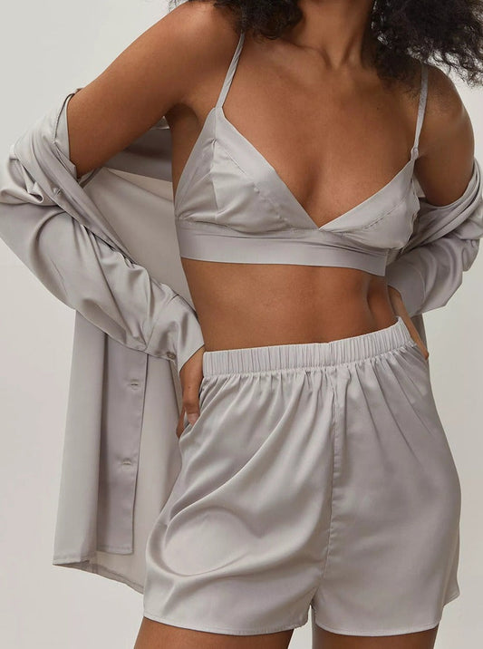 Giada | Dreiteiliges Pyjama-Set