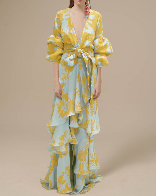Benet | Partykleid aus bedrucktem Chiffon