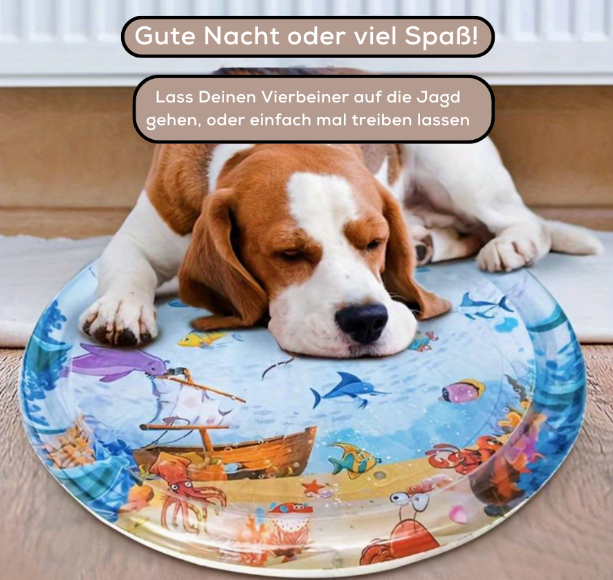 Fesselnde Wasser-Spielmatte