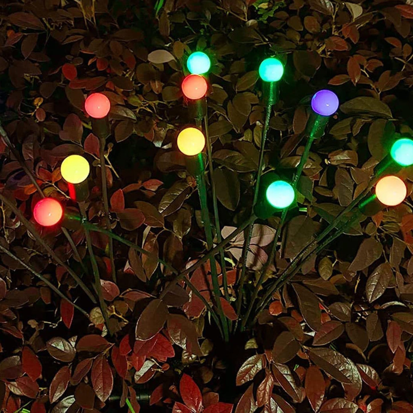 Solarbetriebene Glühwürmchenlichter