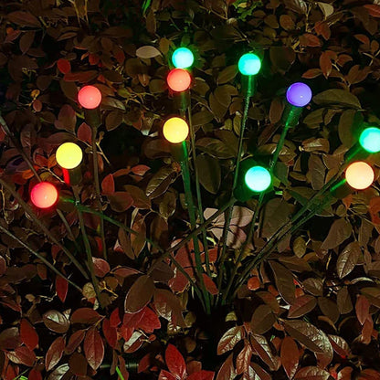 Solarbetriebene Glühwürmchenlichter