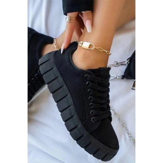 Jana | Modische orthopädische Damen-Sportschuhe mit Plateausohle