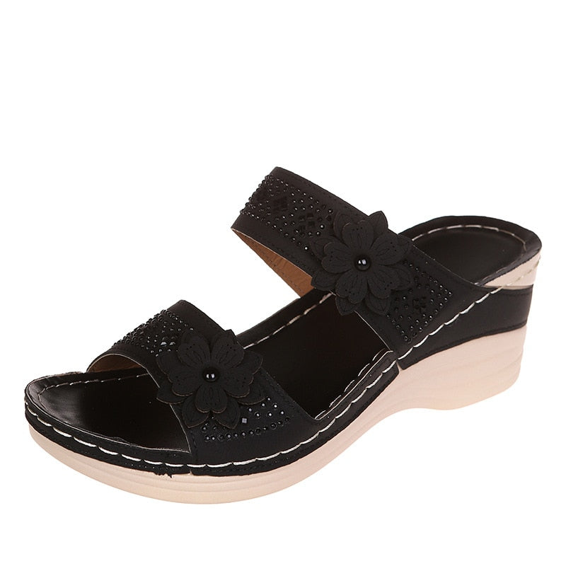 Bloem™️ Orthopädische Sommersandalen mit Absatz