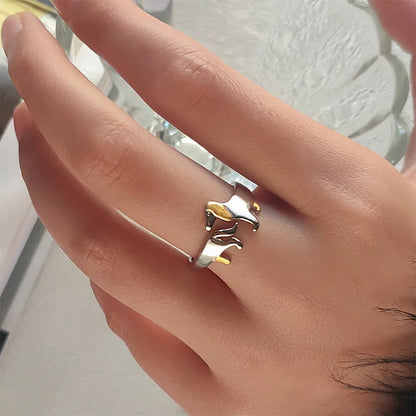 REYA – Verstellbarer Dackel-Ring aus 925er Silber