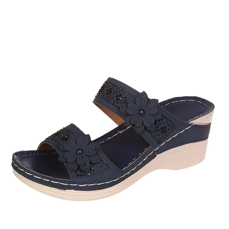 Bloem™️ Orthopädische Sommersandalen mit Absatz