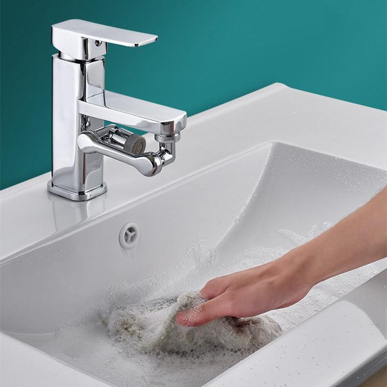 Drehbare Wasserhahnverlängerung für einfache Reinigung