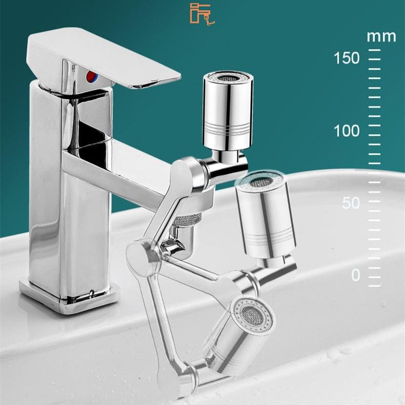 Drehbare Wasserhahnverlängerung für einfache Reinigung