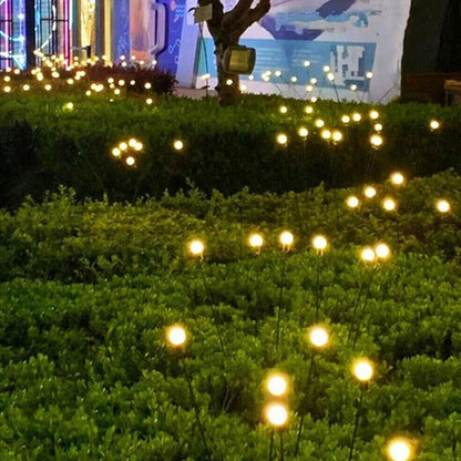 Solarbetriebene Glühwürmchenlichter
