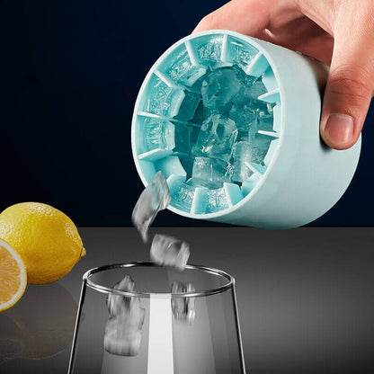 1+1 GRATIS | FrozenIce™ - Tragbarer Silikon-Eiswürfelbereiter mit Deckel