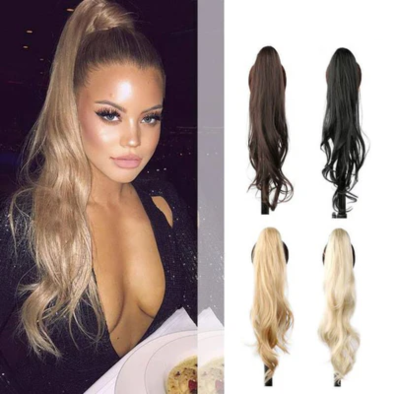 Leah™ Doppelte Stil Pferdeschwanz für Volumen