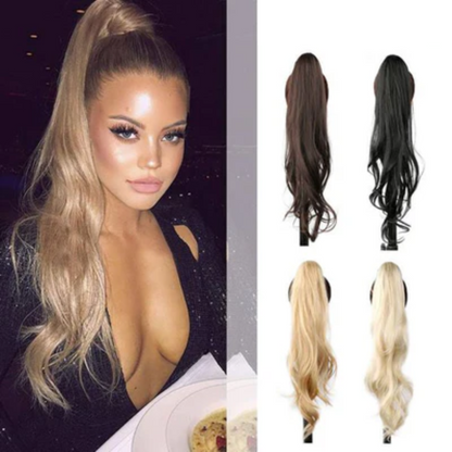 Leah™ Doppelte Stil Pferdeschwanz für Volumen