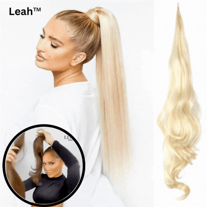 Leah™ Doppelte Stil Pferdeschwanz für Volumen