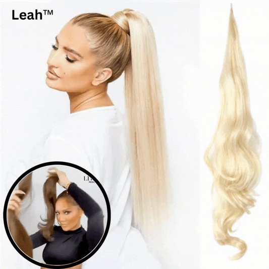 Leah™ Doppelte Stil Pferdeschwanz für Volumen