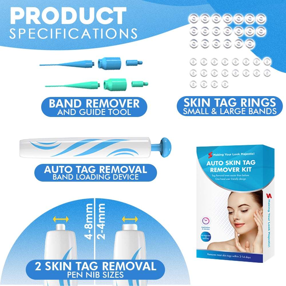 Schmerzlose Entfernung von Hautanhängseln – Auto SKIN TAG Kit mit 50% Rabatt