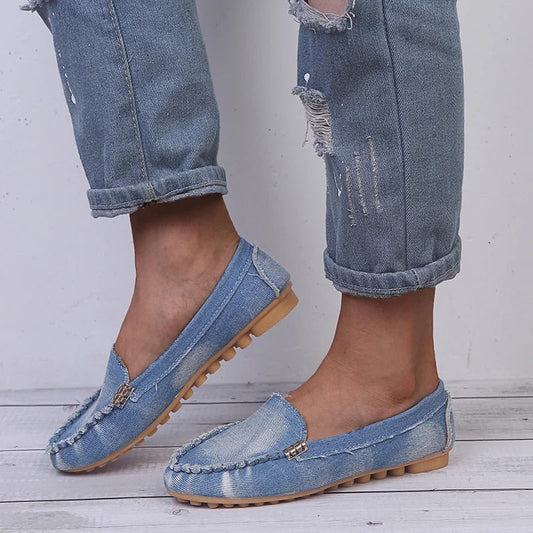 Zole | Denim Flat Damen Schuhe