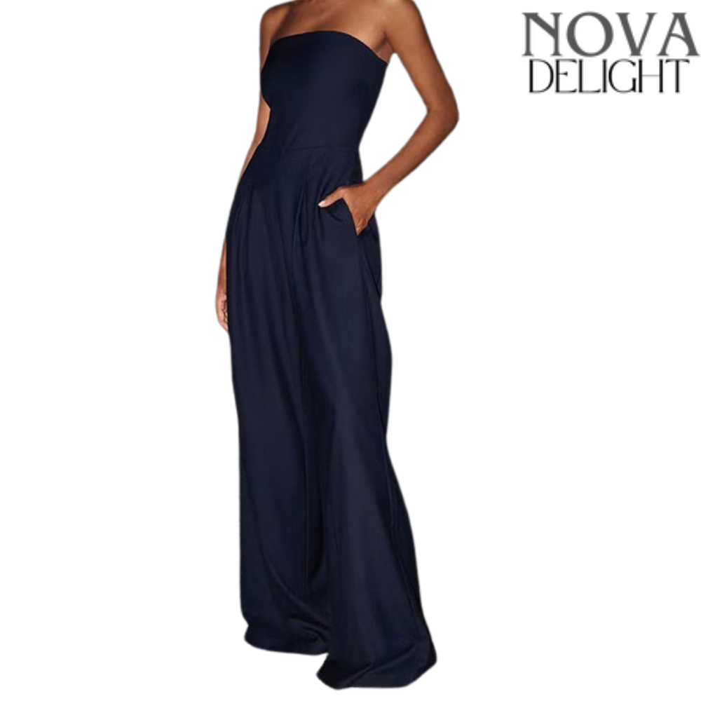 Lässiger ärmelloser Jumpsuit