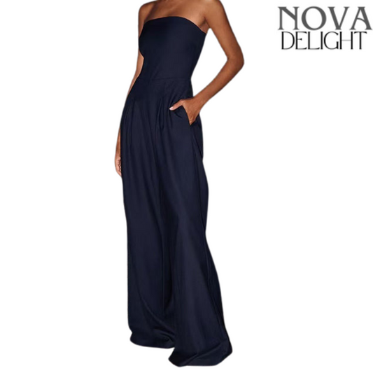 Lässiger ärmelloser Jumpsuit