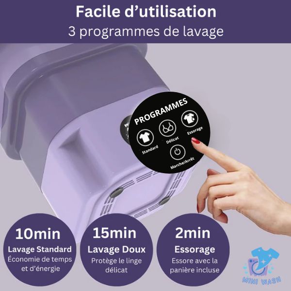 Washed™ Faltbare Mini-Waschmaschine