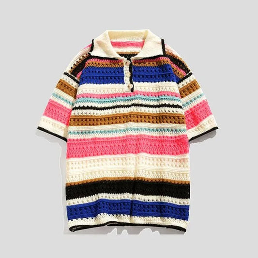 Benie | Gestreiftes Vintage-Strickhemd