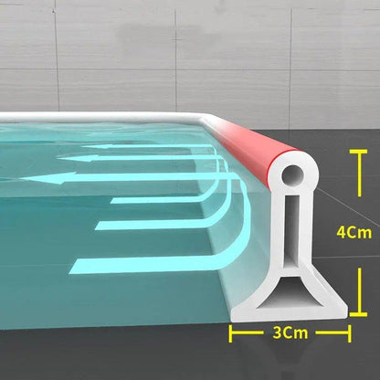 Flexible Wasserrückhaltebarriere für die Dusche – Einfache Installation
