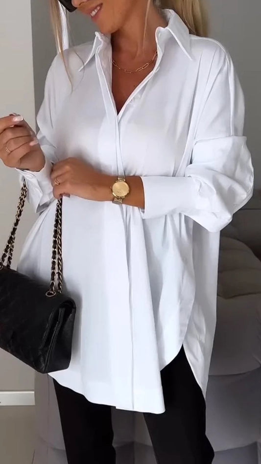 Lange Polo-Bluse