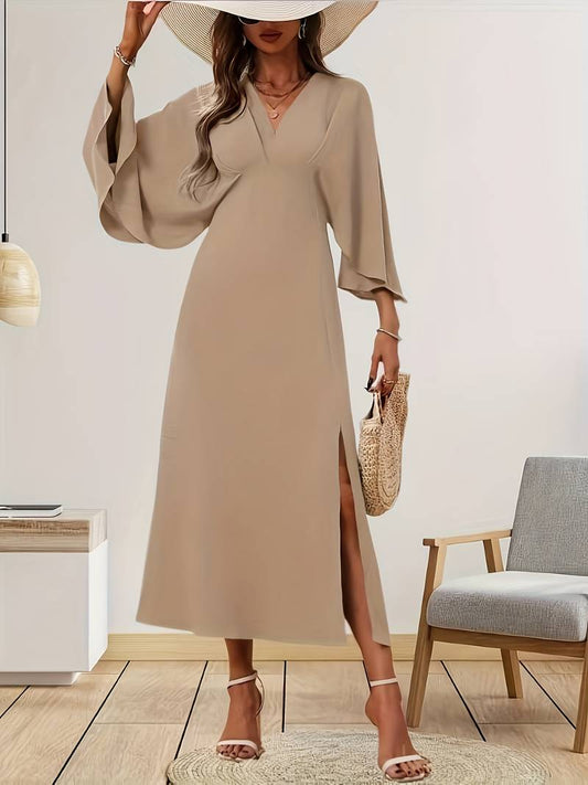 Catherine | A-Linien-Kleid mit eleganten Rüschenärmeln