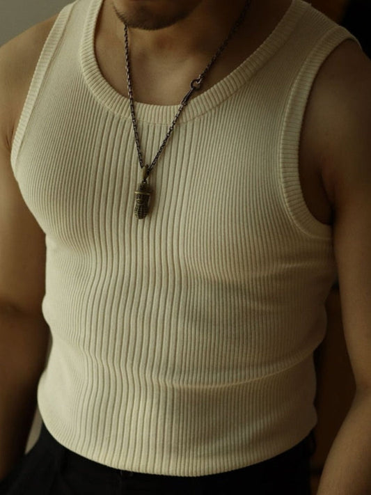 Helen | Gestricktes Tanktop für altes Geld