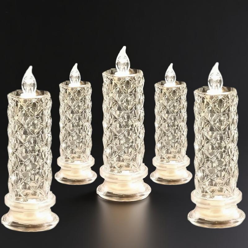LED-Lichtrosen-flammenlose Kerzenlampe