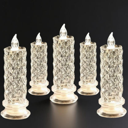 LED-Lichtrosen-flammenlose Kerzenlampe