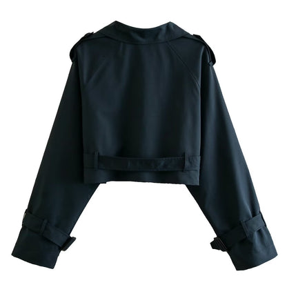 Yara - Stilvoller kurzer Trenchcoat