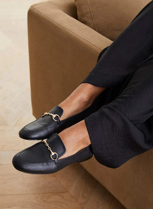 Wendy | Modische Leder-Slipper für Frauen