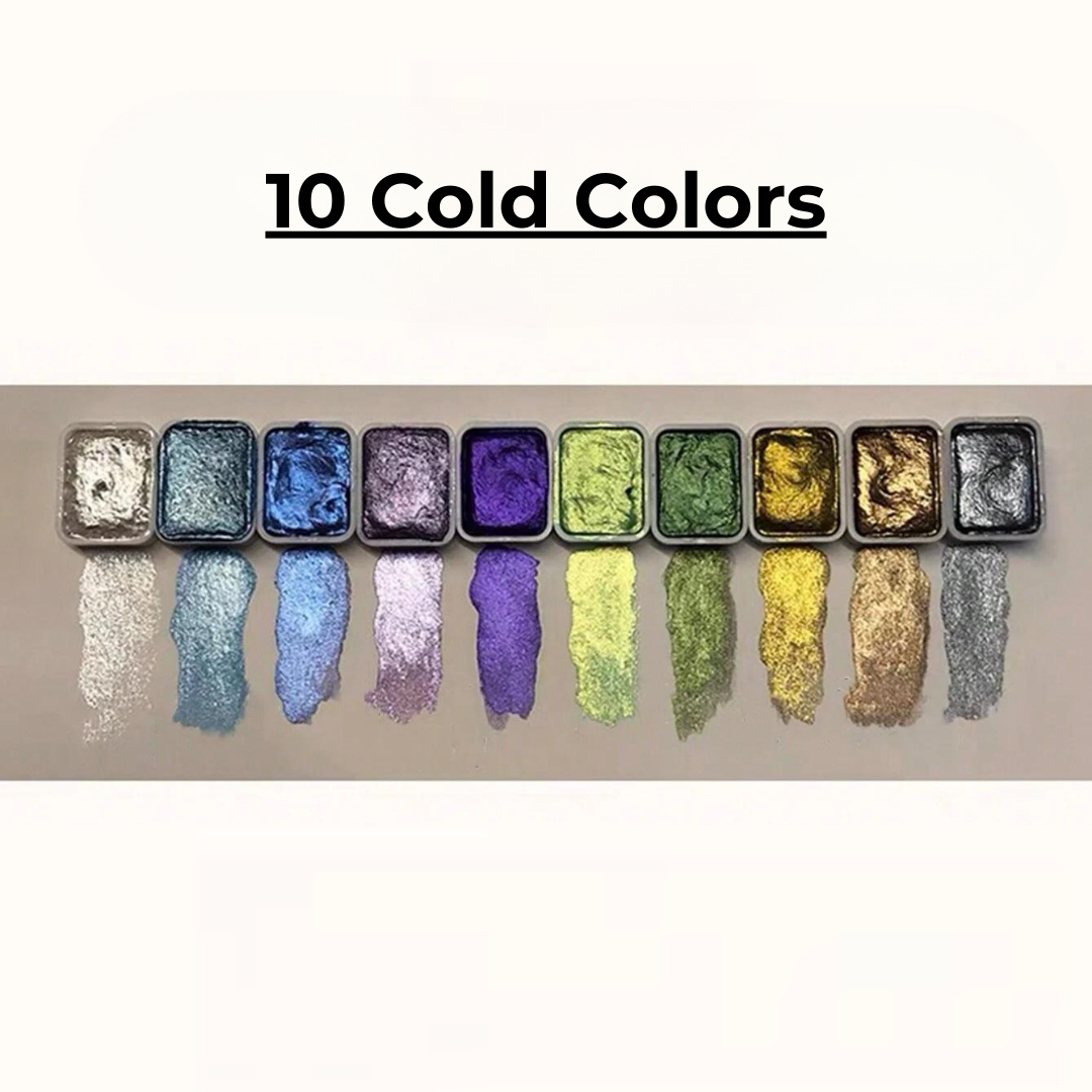 Perlmutt-Aquarelle Pro – Intensive Brilliance and Radiant Hues