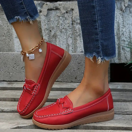 Adelaide | Lässige, runde, rutschfeste Halbschuhe