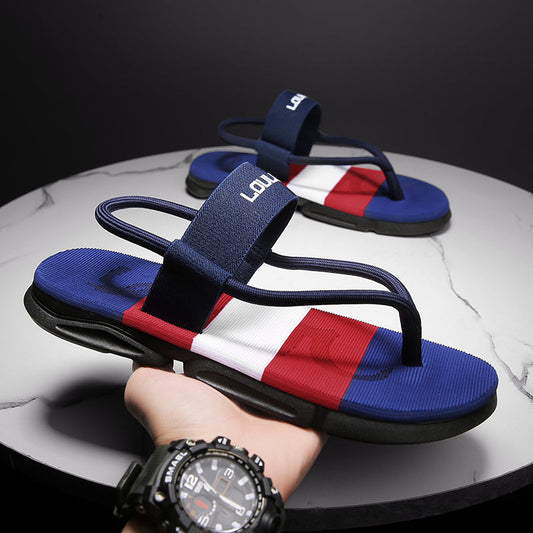 Preben | Stilvolle Flip Flops mit elastischem Riemen für Männer