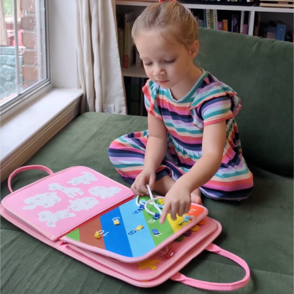 TibaToes™ Montessori-Spielbrett für Kleinkinder