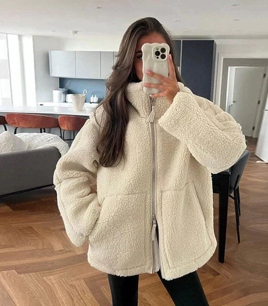Mila | Cozy Teddy Jacket